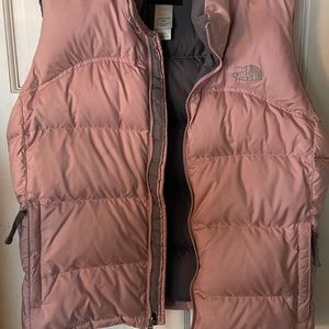 North Face puffer vest women’s large